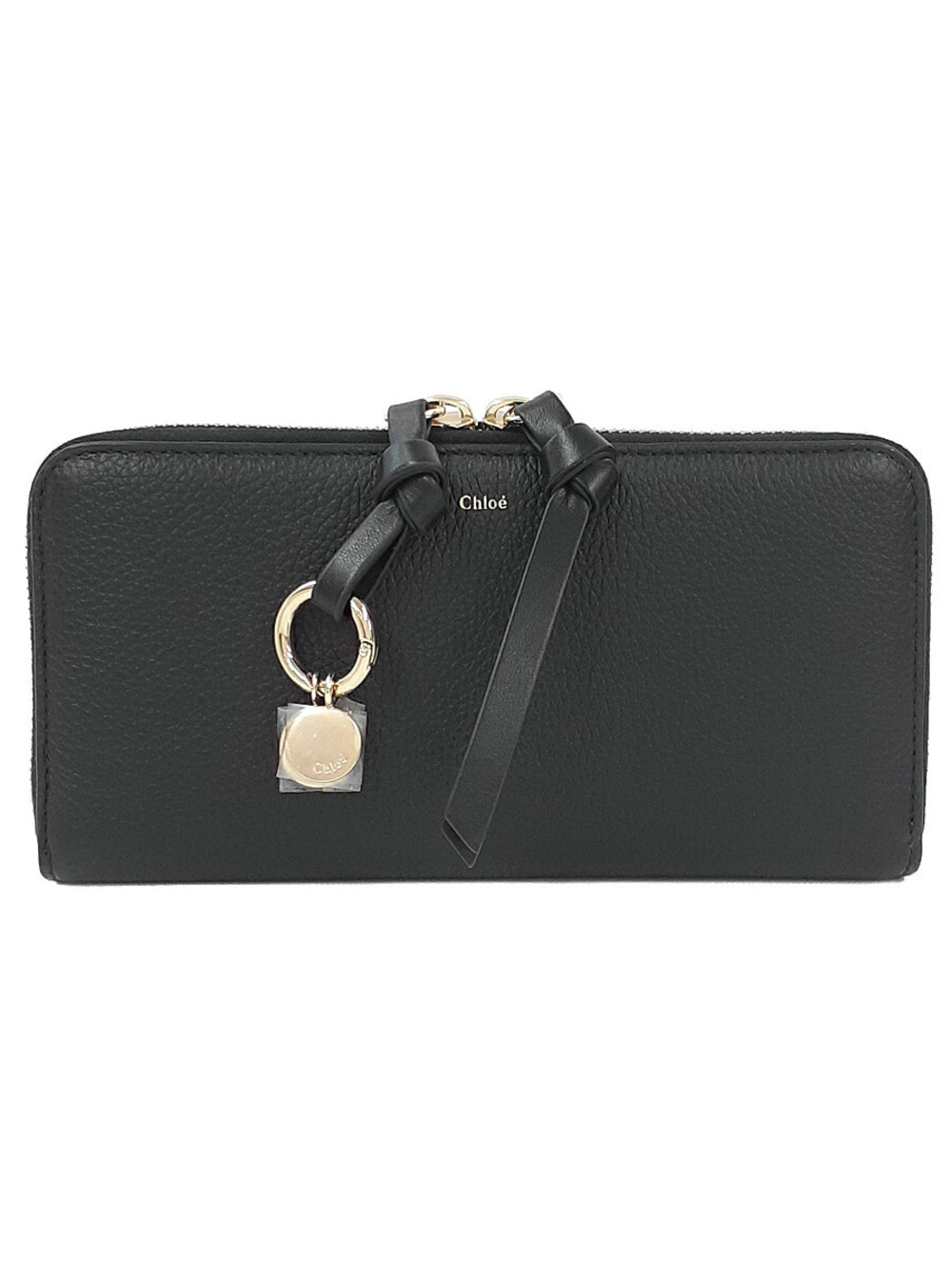 Chloe Alphabet Long Zip Wallet Round